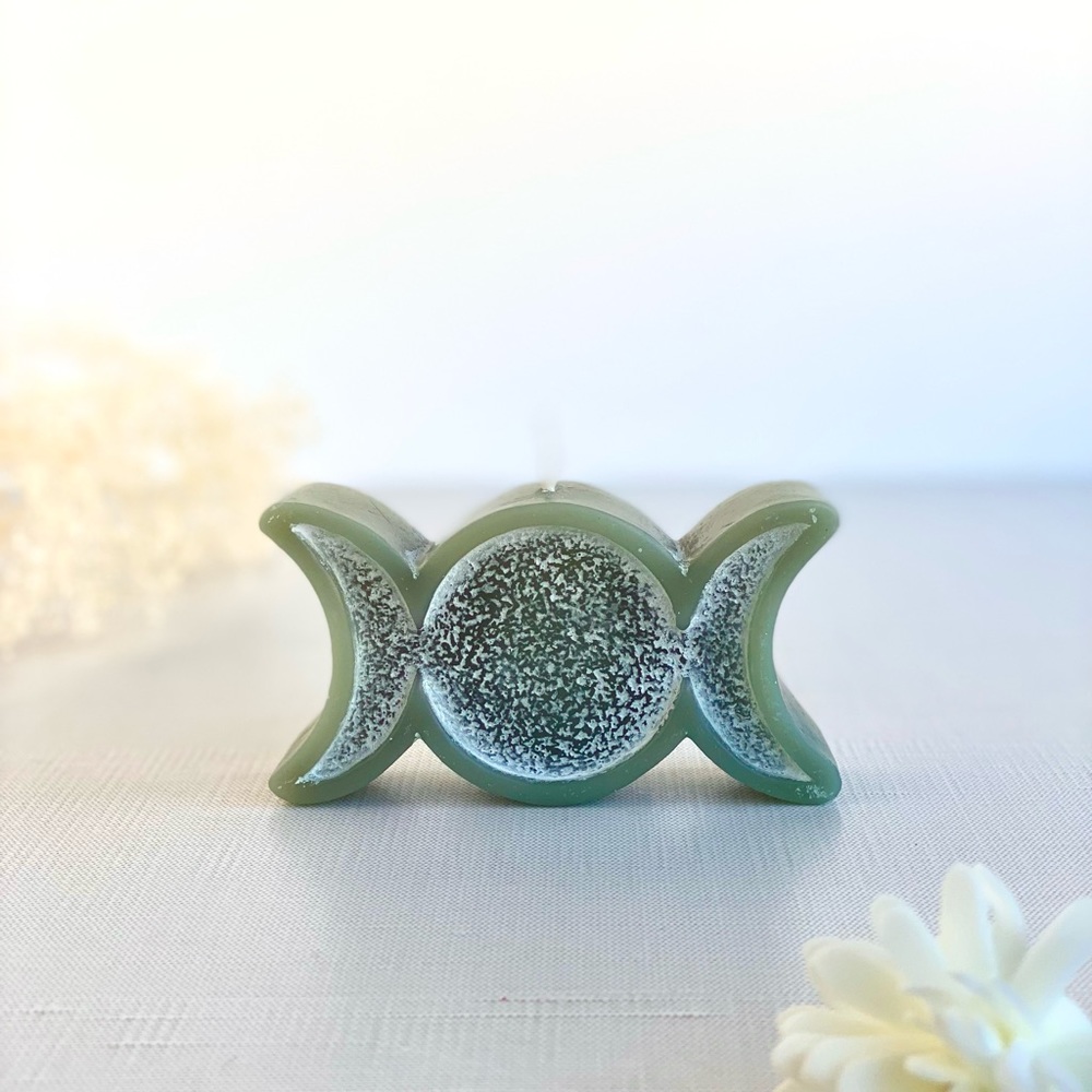 Triple Moon Phase Candle